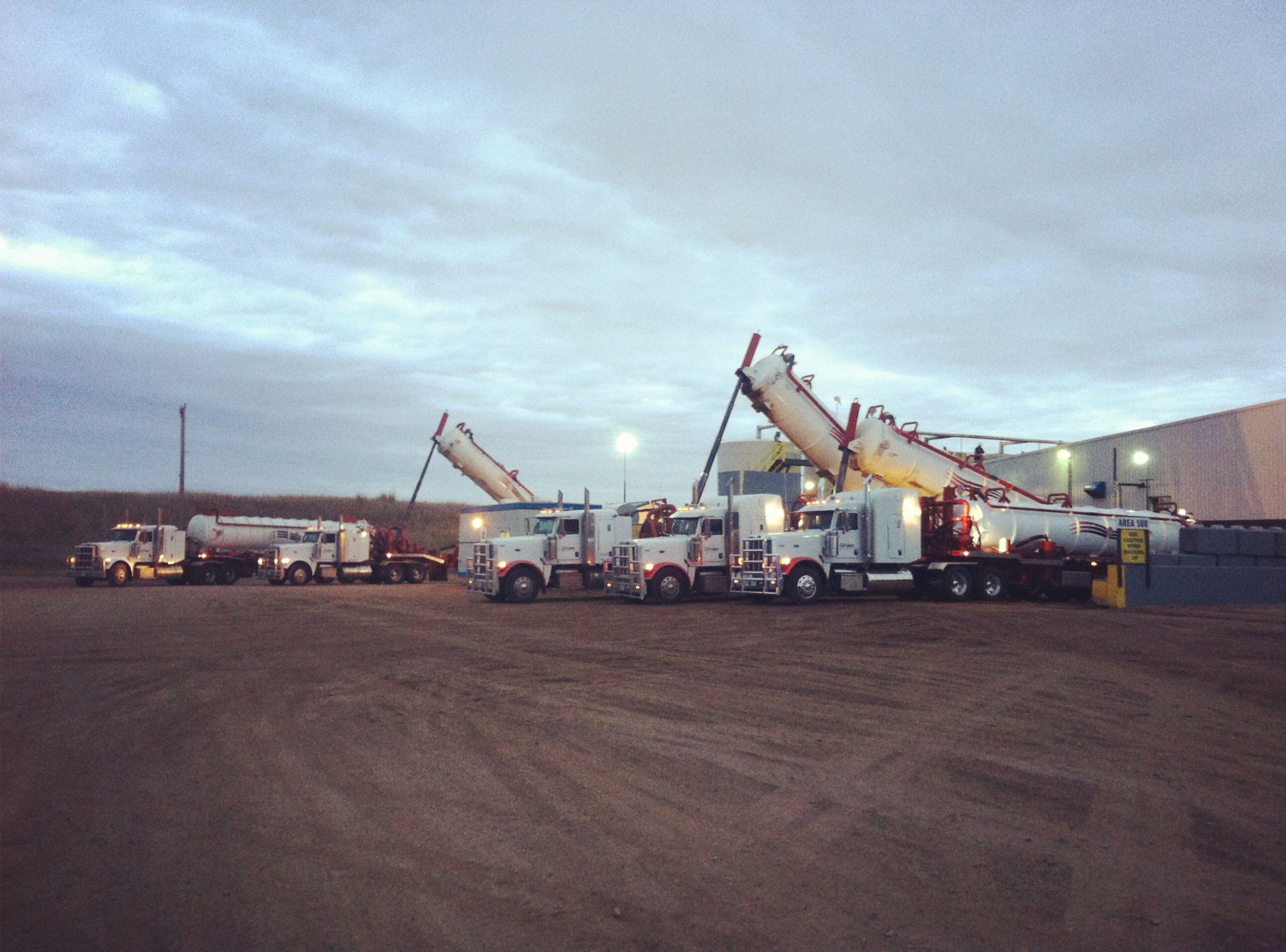 Driven Energy Trucks Lined Up